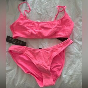 Triangl Pink Bikini Set